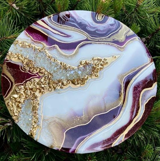 Примеры сюжетов для мастер-класса Resin art - мастер-класс картины эпоксидной смолой - сюжет 3