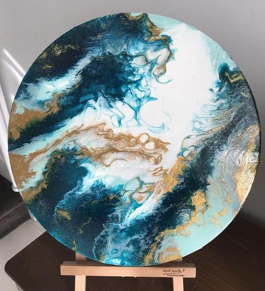 Примеры сюжетов для мастер-класса Resin art - мастер-класс картины эпоксидной смолой - сюжет 6