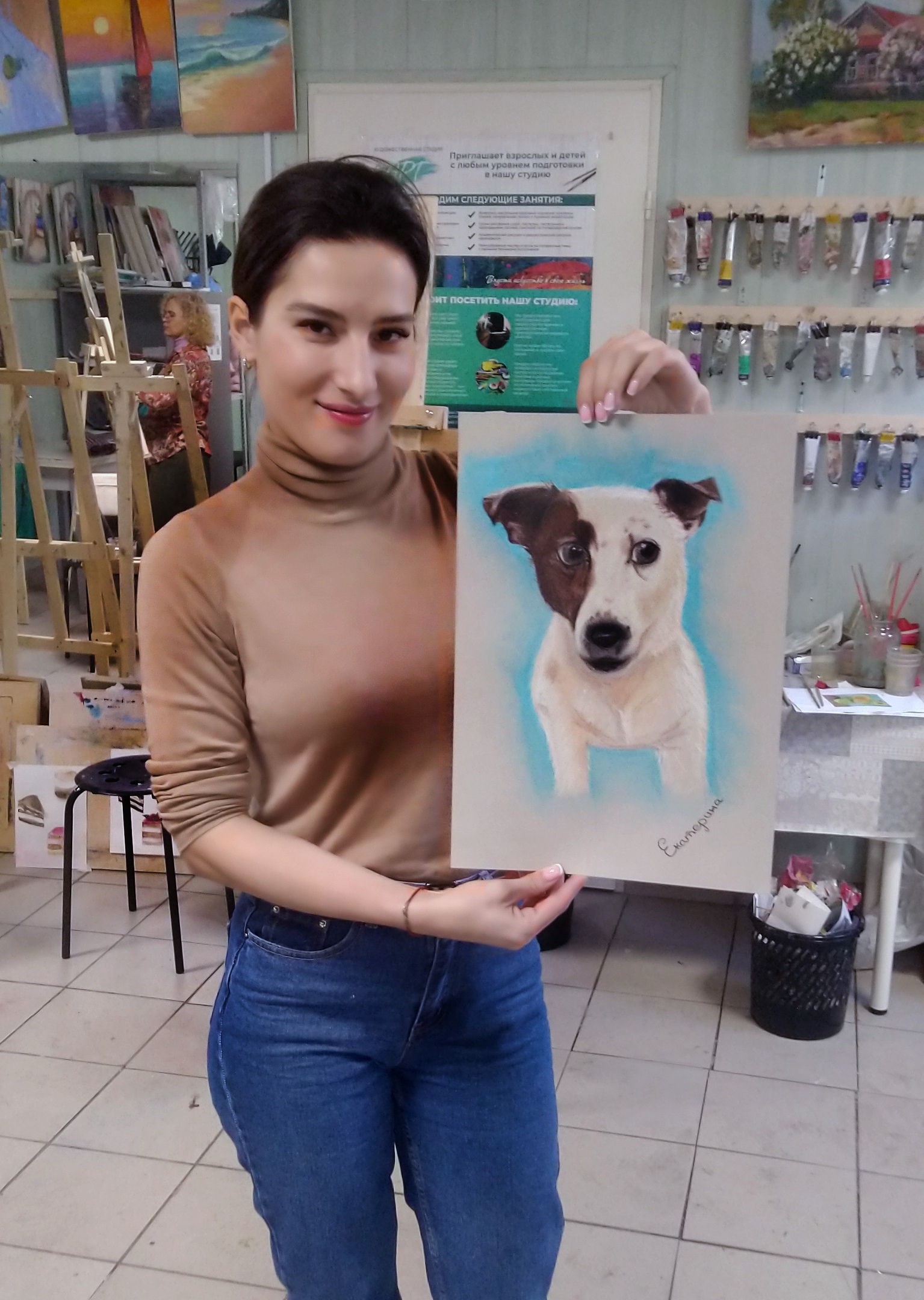 Фотографии с мастер-класса Мастер-класс "Картина пастелью" - фото 21