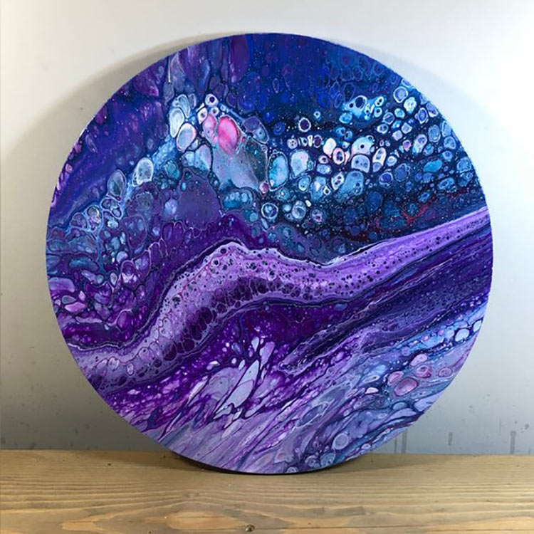 Примеры сюжетов для мастер-класса FLUID ART - техника жидкого акрила - сюжет 1