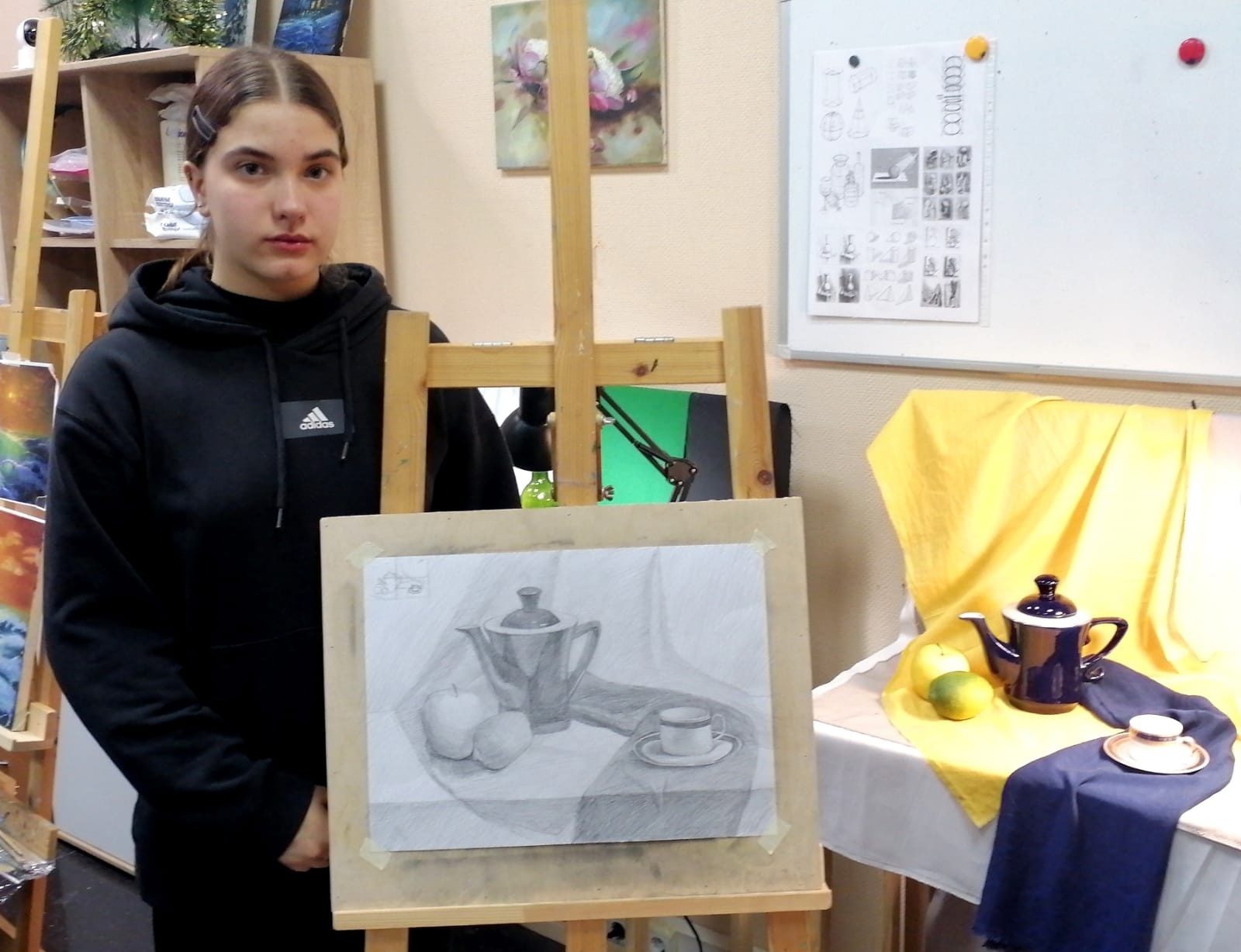 Фотографии с мастер-класса Рисование с нуля для взрослых - фото 5