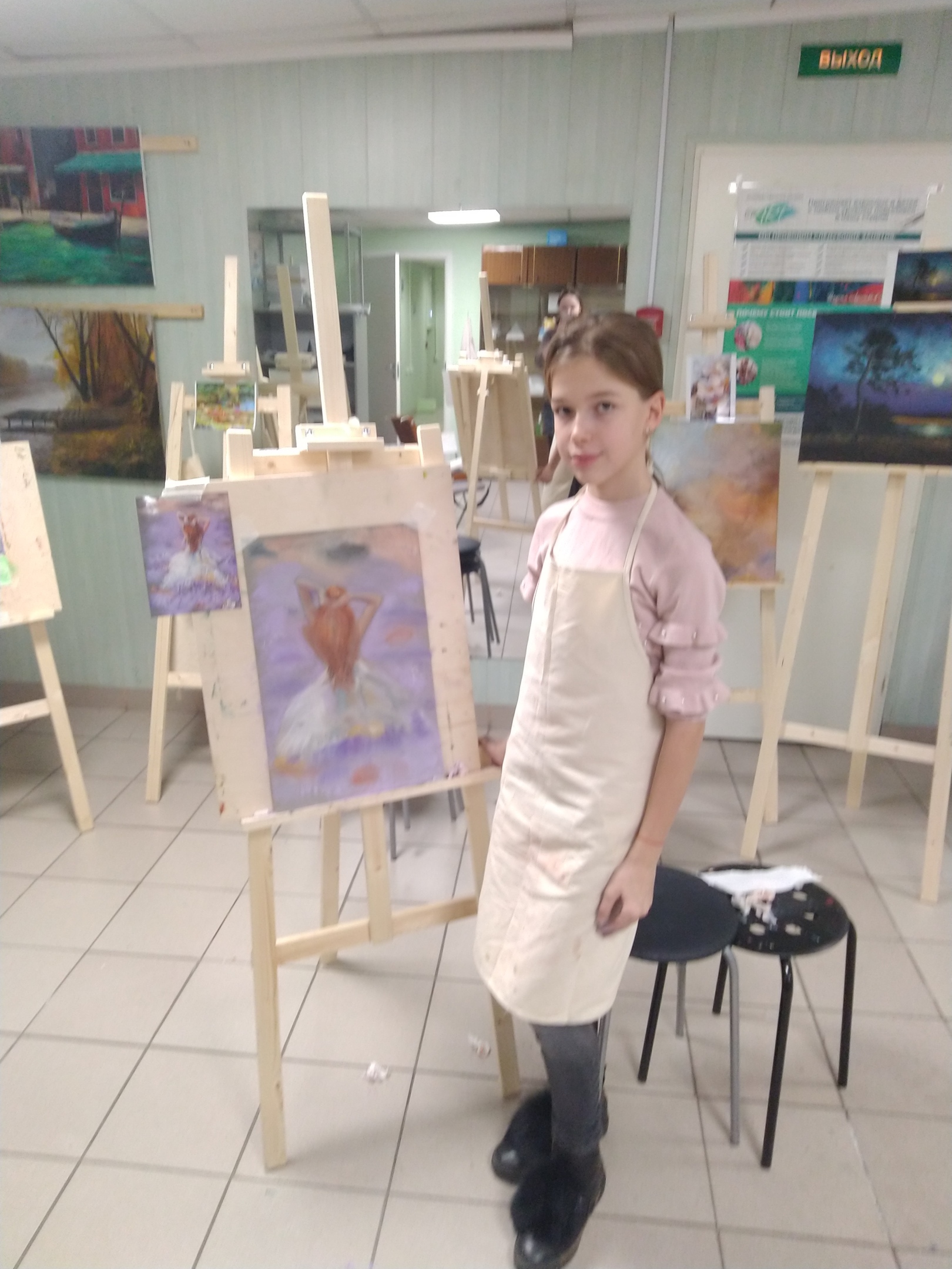 Фотографии с мастер-класса Мастер-класс "Картина пастелью" - фото 13