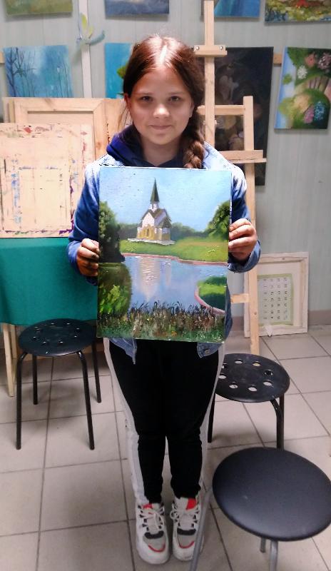 Фотографии с мастер-класса Масляная живопись с нуля - фото 15