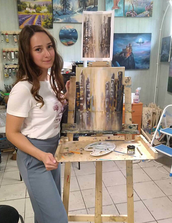 Рисуем интерьерные картины - фотография 37