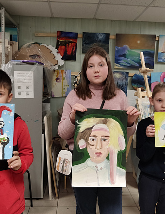 Рисуют  школьники - фотография 122