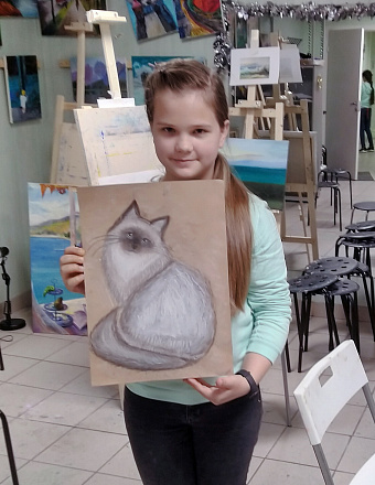 Рисуют  школьники - фотография 8