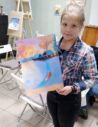 Рисуют  школьники - фотография 6
